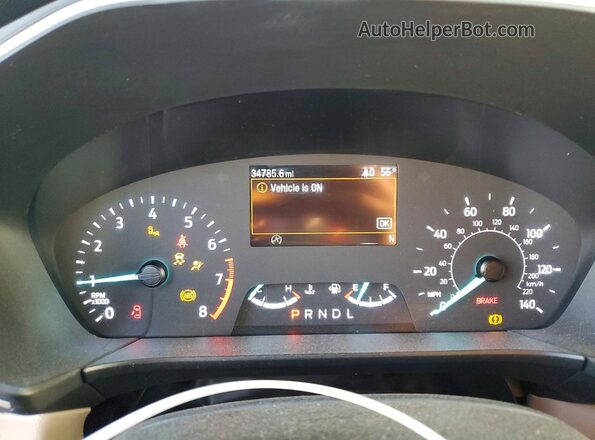 1FMCU0H64NUB86759 2022 FORD ESCAPE White Vista del cuadro de instrumentos