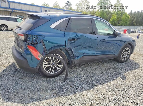 1FMCU0H67LUB22048 2020 FORD ESCAPE Blue Trasero derecho