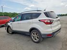 2018 Ford Escape Sel Белый vin: 1FMCU0HD0JUB81289