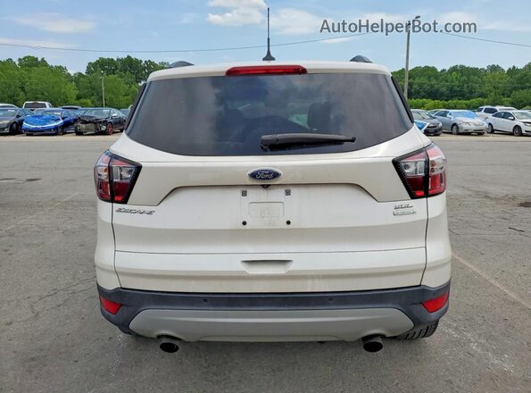1FMCU0HD0JUB81289 2018 FORD ESCAPE Белый Вид сзади