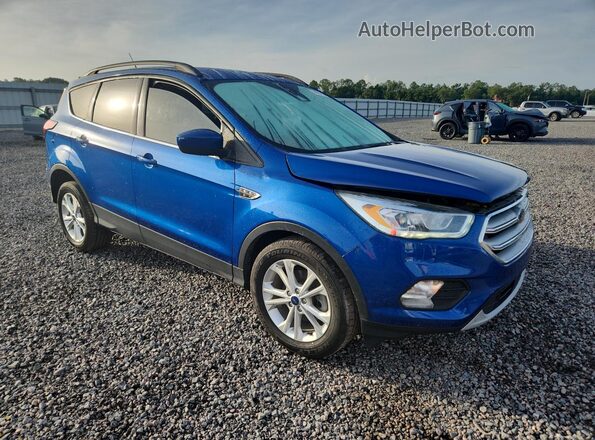 1FMCU0HD7KUA12159 2019 FORD ESCAPE Blue Przód prawy
