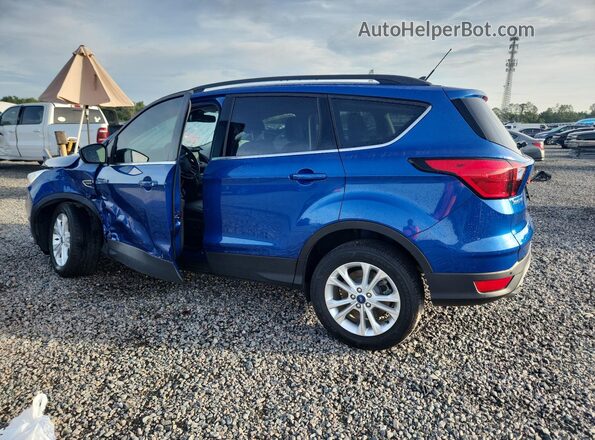 1FMCU0HD7KUA12159 2019 FORD ESCAPE Blue Tył lewy