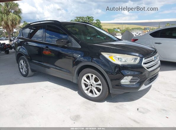 1FMCU0HD8JUC03510 2018 FORD ESCAPE Черный Передняя правая четверть