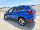 2019 Ford Escape Sel Синий vin: 1FMCU0HD9KUB99386