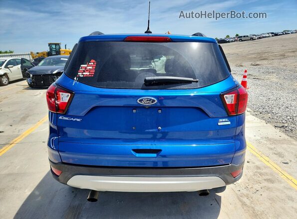 1FMCU0HD9KUB99386 2019 FORD ESCAPE Синий Вид сзади
