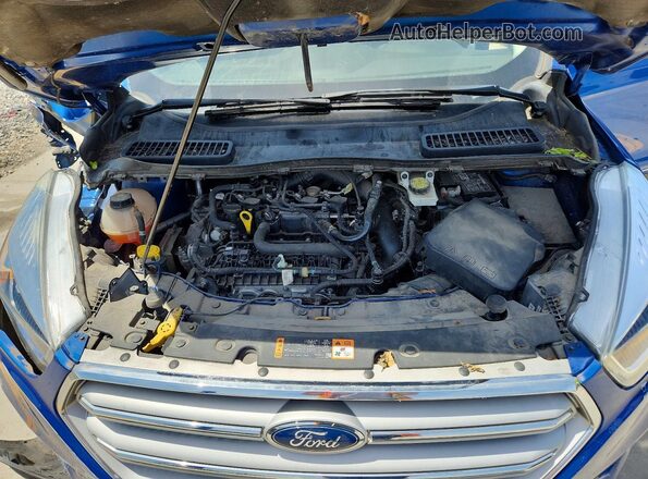 1FMCU0HD9KUB99386 2019 FORD ESCAPE Синий Вид подкапотного пространства