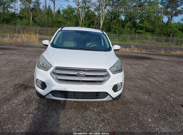 1FMCU0HDXJUB97287 2018 FORD ESCAPE White Vista del cuadro de instrumentos