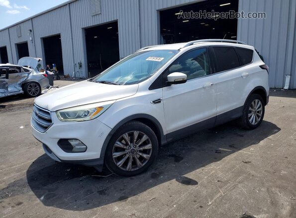 1FMCU0J91HUB04074 2017 FORD ESCAPE White Przód lewy