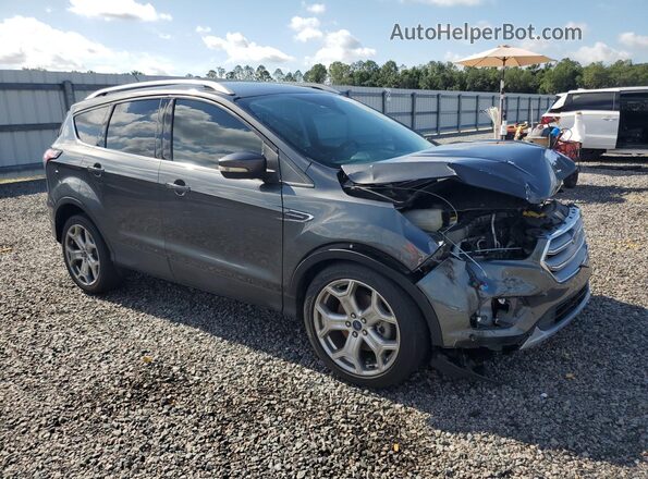 1FMCU0J9XHUD05035 2017 FORD ESCAPE Gray Delantero derecho