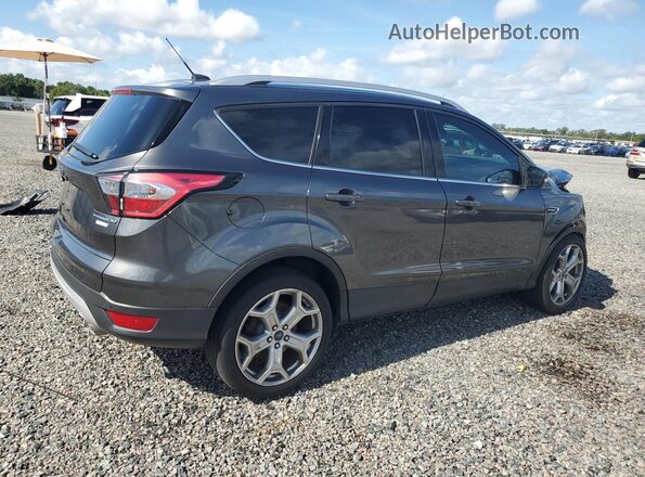 1FMCU0J9XHUD05035 2017 FORD ESCAPE Gray Trasero derecho