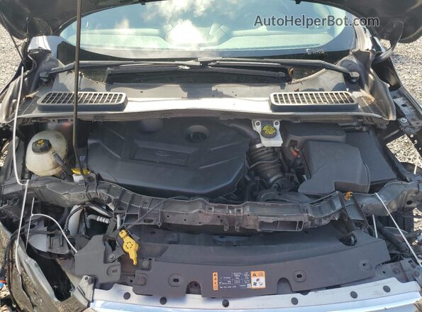 1FMCU0J9XHUD05035 2017 FORD ESCAPE Gray Vista del compartimento del motor