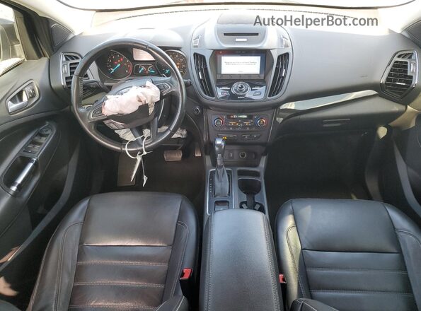 1FMCU0J9XHUD05035 2017 FORD ESCAPE Gray Vista del salpicadero