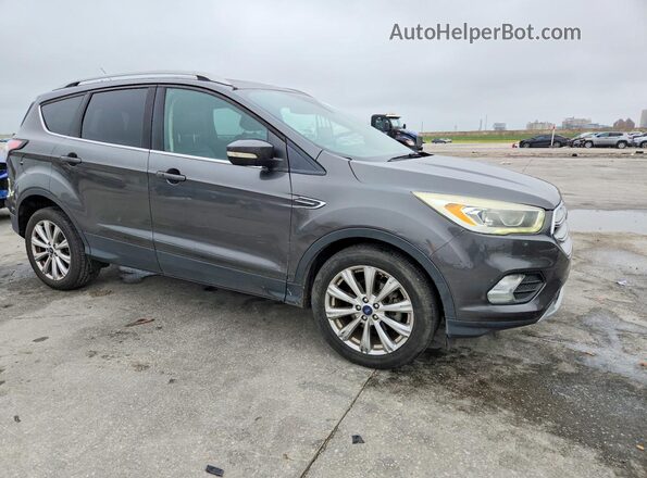 1FMCU0JD1HUC94902 2017 FORD ESCAPE Серый Передняя правая четверть