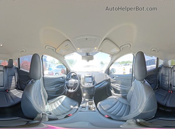 1FMCU0JD2HUB39002 2017 FORD ESCAPE Серебряный Панорамный вид салона 360°