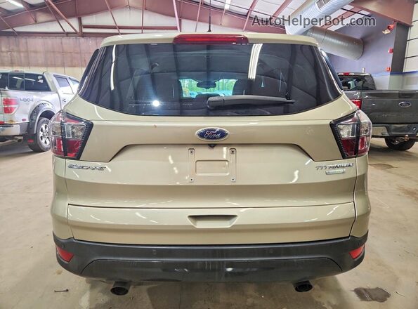 1FMCU0JD4HUC04836 2017 FORD ESCAPE Gold Widok z tyłu