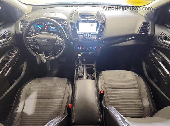 1FMCU0JD4HUC04836 2017 FORD ESCAPE Gold Widok deski rozdzielczej