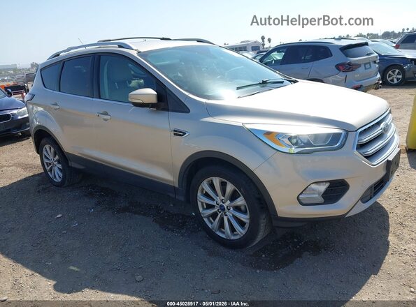 1FMCU0JD5HUC26568 2017 FORD ESCAPE Champagne Передняя правая четверть