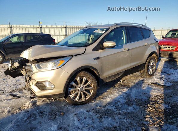 1FMCU0JD7HUC94564 2017 FORD ESCAPE Gold Przód lewy