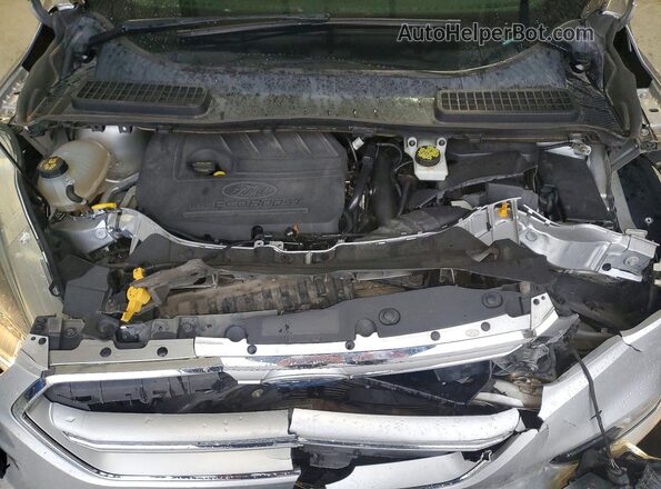 1FMCU0JDXHUD17755 2017 FORD ESCAPE Серебряный Вид подкапотного пространства