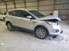 2017 Ford Escape Titanium Серебряный vin: 1FMCU0JDXHUD17755