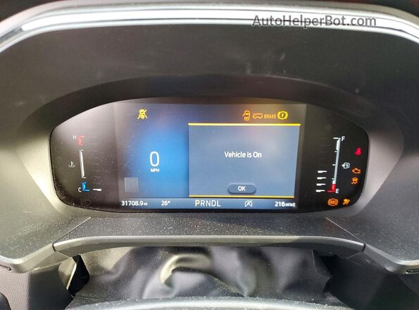1FMCU0MN3RUB13188 2024 FORD ESCAPE Серый Вид щитка приборов