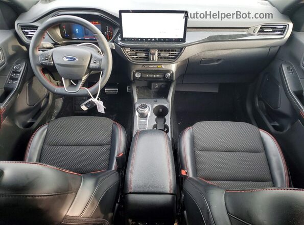 1FMCU0MN3RUB13188 2024 FORD ESCAPE Серый Вид панели приборов