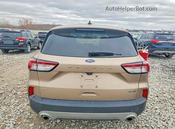 1FMCU9BZ3LUB75224 2020 FORD ESCAPE Желто-коричневый Вид сзади