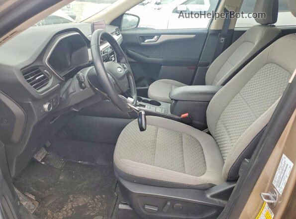 1FMCU9BZ3LUB75224 2020 FORD ESCAPE Желто-коричневый Вид салона спереди