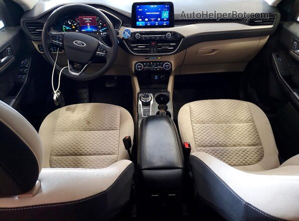 1FMCU9BZ3MUA35983 2021 FORD ESCAPE Черный Вид панели приборов