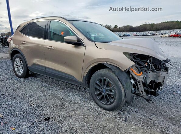 1FMCU9BZXMUA08196 2021 FORD ESCAPE Beige Delantero derecho