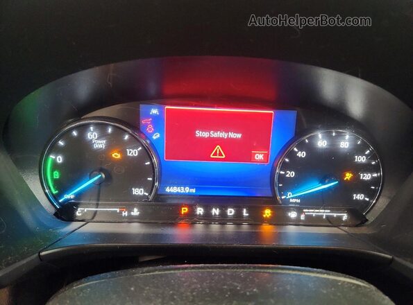 1FMCU9BZXNUA49588 2022 FORD ESCAPE Серый Вид щитка приборов