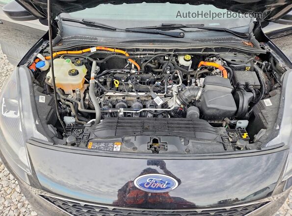 1FMCU9CZ8MUA40191 2021 FORD ESCAPE Черный Вид подкапотного пространства