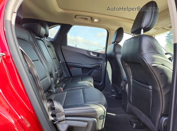 1FMCU9DZ7LUB71173 2020 FORD ESCAPE Темно-бордовый Вид задней части салона