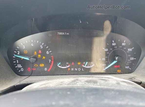 1FMCU9F69LUC71259 2020 FORD ESCAPE Blue Вид щитка приладів