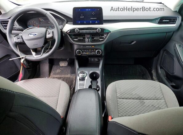 1FMCU9G64NUB70356 2022 FORD ESCAPE Синий Вид панели приборов