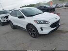 2022 Ford Escape Se White vin: 1FMCU9G66NUB17352
