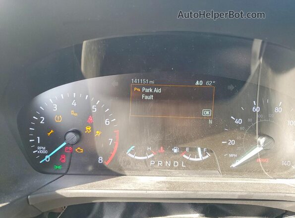 1FMCU9G69LUB18671 2020 FORD ESCAPE Black Widok zestawu wskaźników