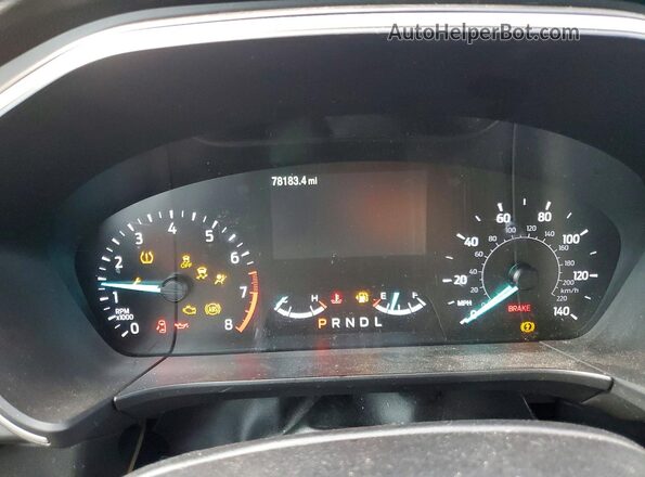 1FMCU9G69LUB77431 2020 FORD ESCAPE Black ხელსაწყოთა პანელის ხედი