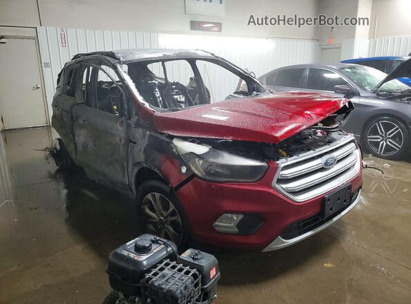 1FMCU9G92JUB31706 2018 FORD ESCAPE Пожар Передняя правая четверть