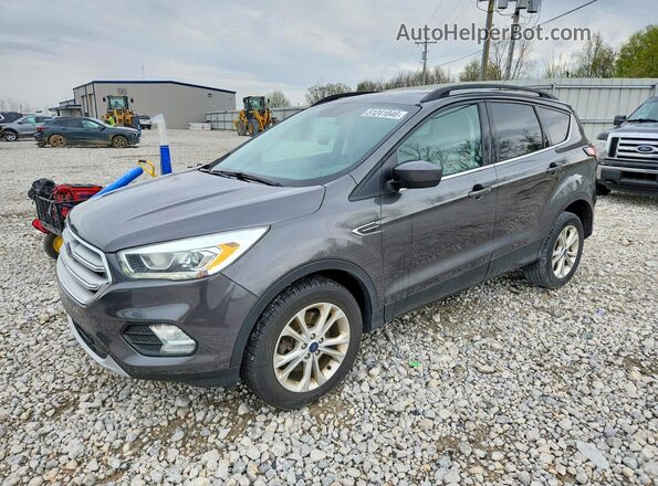 1FMCU9G97HUD67858 2017 FORD ESCAPE Серый Передняя левая четверть