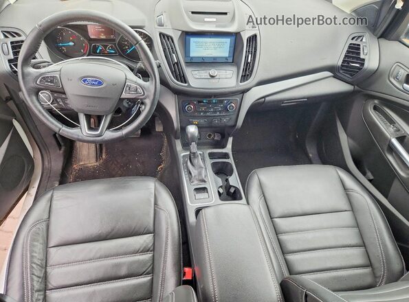 1FMCU9G99HUD79462 2017 FORD ESCAPE White Вид панелі приладів