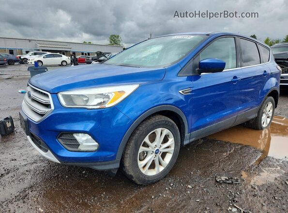 1FMCU9GD0HUA74730 2017 FORD ESCAPE Blue Przód lewy