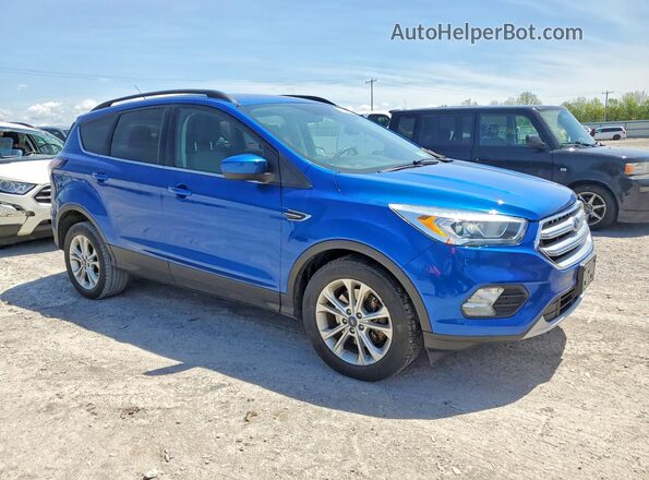 1FMCU9GD0HUC17059 2017 FORD ESCAPE Blue Przód prawy