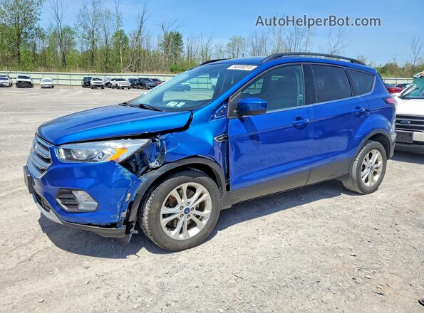 1FMCU9GD0HUC17059 2017 FORD ESCAPE Blue Przód lewy