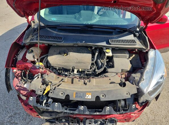 1FMCU9GD0HUD26055 2017 FORD ESCAPE Red Вид підкапотного простору