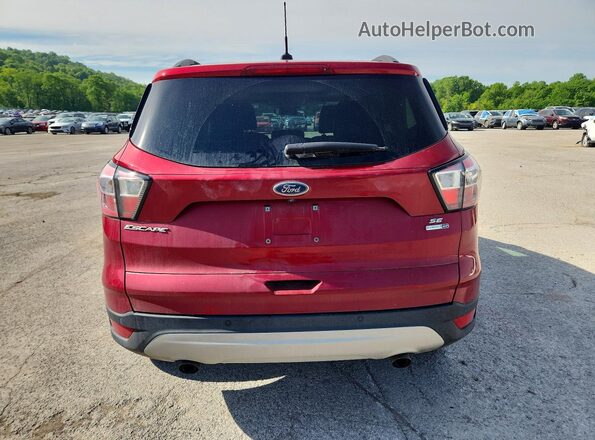 1FMCU9GD0HUD26055 2017 FORD ESCAPE Red Вид ззаду