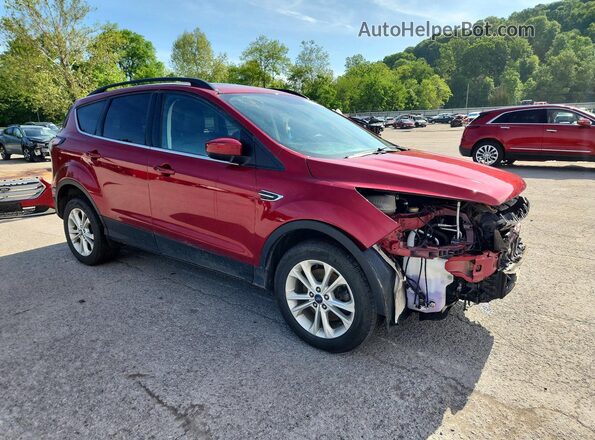 1FMCU9GD0HUD26055 2017 FORD ESCAPE Red Передня права чверть