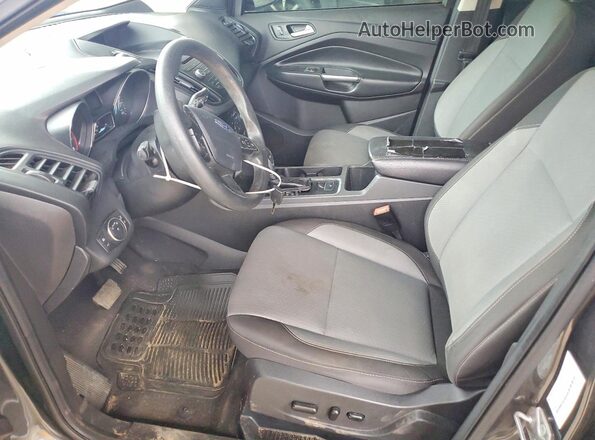 1FMCU9GD0JUA43757 2018 FORD ESCAPE Black Вид салону спереду