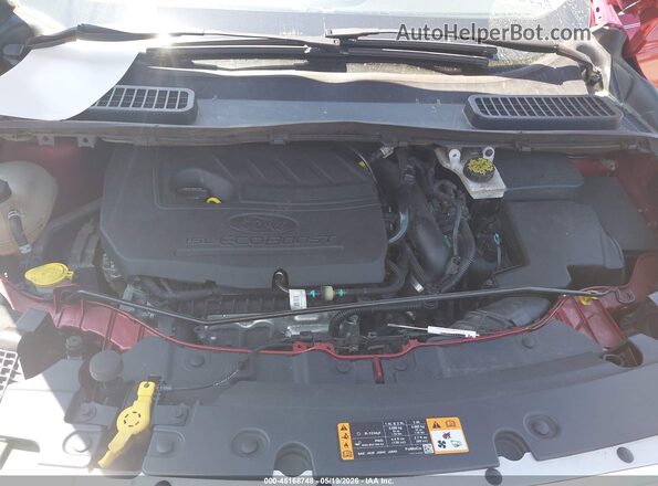 1FMCU9GD0JUB58343 2018 FORD ESCAPE Red Widok z tyłu