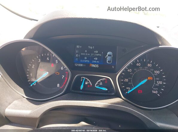 1FMCU9GD0JUB58343 2018 FORD ESCAPE Red Widok tylnych siedzeń
